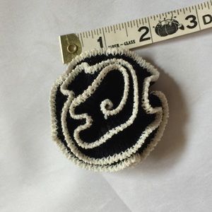 St. John Jewelry - St. John Santana Knit Camellia Flower Pin St. John Jewelry - St. John Santana Knit Camellia Flower Pin